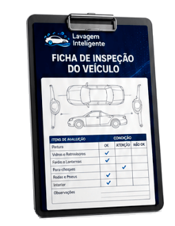 Mockup da Ficha de Inspeção do Veículo.